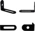AUXBC 10Pcs 1.5"x1"x0.5"Adjustable 90 Right Angle Brackets, Metal L Bracket Heavy Duty Degree Corner Fastener L-Shape