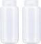 16.9 oz Wide Mouth Lab Reagent Bottle, Sealed Leak-proof Clear PP Container, Pill Bottle, Water Sample Bottle (2 Pcs)