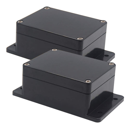 Zulkit Junction Box, Universal Electrical Boxes Project Enclosure, ABS Plastic Dustproof Waterproof IP65 with Fixed