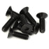 M8-1.25 x 60mm Flat Head Socket Cap Screws, 10 PCS Countersunk Bolts, Alloy Steel Grade 10.9, Fully Threaded, Allen