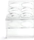 Othmro 2Pcs 40mm Clear Test Tube Racks - 6 Positions for Laboratory and Party Favors