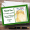 The Card Zoo Green Golfing Golf Personalized Party Thank You Cards