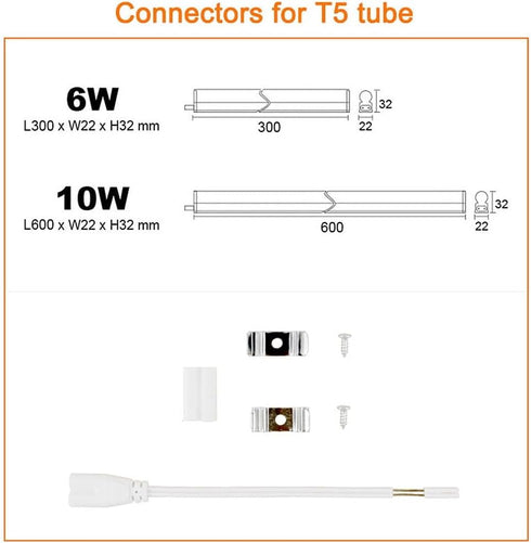 Kryfelix T5 220V 9W 14W 18W Smart Tube Lamp PVC Plastic Fluorescent Tube Smart Wall Lamp
