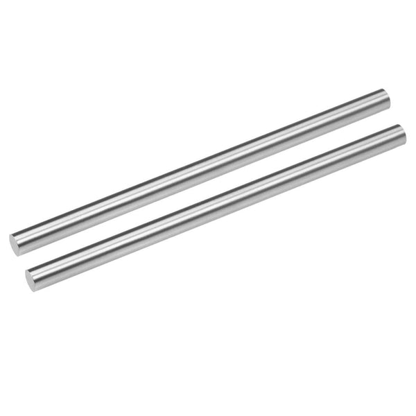 uxcell 8mm Round Steel Rod, 150mm HSS Lathe Bar Stock Tool for Shaft Gear Drill Lathes, 2pcs