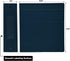 Carstens 3-Inch Heavy Duty 3-Ring Binder - Navy Blue, Durable Plastic, Waterproof Cover, Holds 400 Sheets