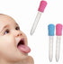 5ml Liquid Droppers Clear Medicine Silicone and Plastic Pipettes, Eye Dropper with Bulb Tip for Kids (8 Pack)