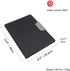 LHiDS Creative Magnetic Business Portfolio - A4 Padfolio Organizer with Clipboard, Card Holder, Grey