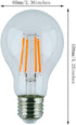 DC12V A19 Bulbs, E26 4W (40-Watt Bulbs, 12V Dimmable Bulbs 2700K Pack 4 LED Vintage Light Base Replacement) Edison