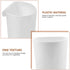 4PCS Kichvoe Hanging Cup Holder for Rolling Cart - Hanging Pen Holders Storage Containers - Rolling Cart Accessories