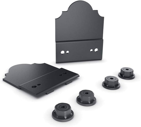 Ozco Building Products 56611 Laredo Sunset Truss Accent Plates, (2 per Pack), Black