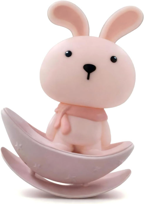 ShonlPin Night Lights for Kids,Rechargeable Nursery Night light,Small Lamps for Baby Nursery,Pink Lamps Bunny, Soft