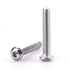 1/4-20 x 1-1/2" Button Head Socket Cap Bolts Screws, 304 Stainless Steel 18-8, Allen Hex Drive, Bright Finish, Pack of