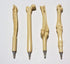 EOM 4pcs White Bone Ball Pen Gift for Nurse Radiographer, Femur Finger Spine Tibia Fibula Crazy Stationery Student Kid