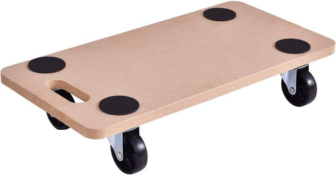 Goplus Furniture Moving Dolly, Heavy Duty Wood Rolling Mover with Wheels for