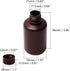 Othmro 8Pcs 4.3oz Plastic Containers Lab Chemical Reagent Bottles 125ml Small Mouth Liquid Solid Storage Bottles Round Sample Storage Containers Sealing Bottles with Cap for Food Stores Brown by Othmro