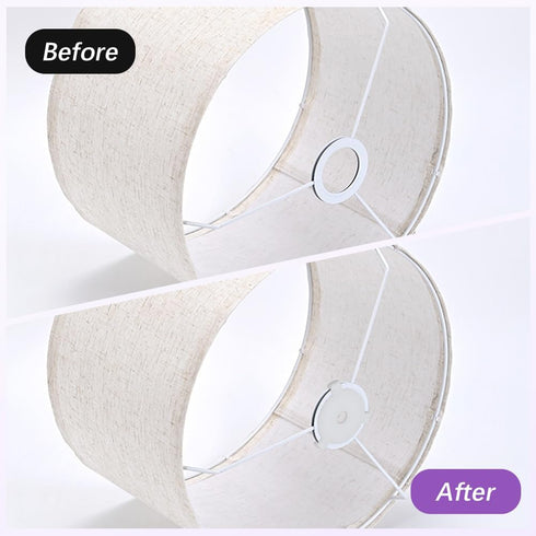 20 E27 11MM(3/7") CREATCABIN Pcs to Lamp Shade Adapter Ring Plastic Lampshade Reducing Rings Converter Washer White