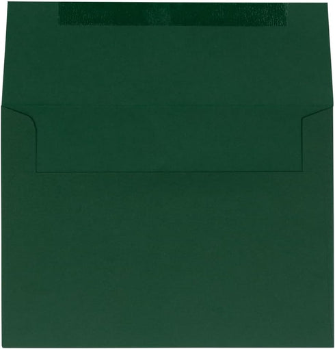 JAM PAPER A7 Premium Invitation Envelopes - 5 1/4 x 7 1/4 - Dark Green - 50/Pack