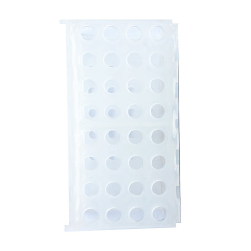 4 Way Plastic Test Tube Rack (White)