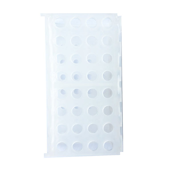 4 Way Plastic Test Tube Rack (White)