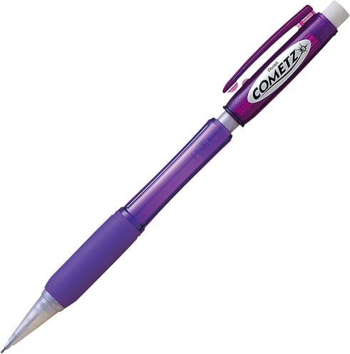 Pentel Cometz Automatic Pencil, 0.9mm, Violet Barrel, Box of 12