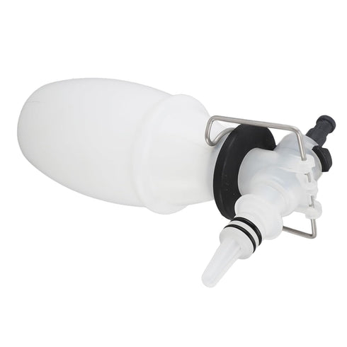 500ml Milk Sampling Bottle PP Easy Cleaning Milk Sampling Valve Bottle with Stainless Steel Clip