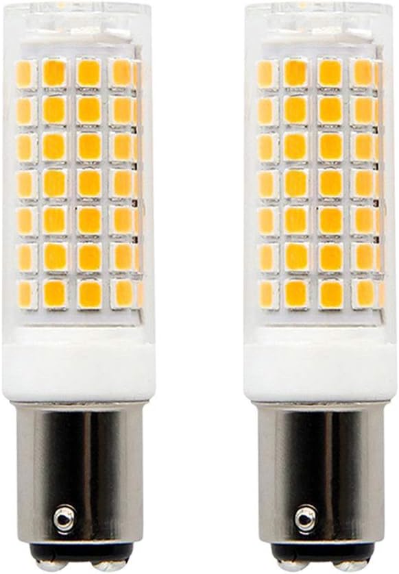 WingYauLung BA15D Led Bulbs 8W Dimmable 110V,Ba15d Double Contact Bayonet Base,Soft Warm White