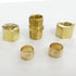 Legines Brass Compression Tube Fitting, 22 Pcs Assortment Kit of 1/8", 3/16", 1/4", 5/16", 3/8", 1/2"