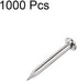 uxcell Small Tiny Hardware Nails Carbon Steel 1.2X10mm(DxL) for DIY Decorative Wooden Boxes Accessories Silver Tone 1000pcs