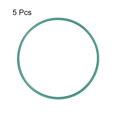 uxcell Fluorine Rubber O-Rings, 83mm OD 78.2mm ID, 2.4mm Width FKM Seal Gasket for Plumbing, Pack of 5