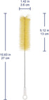 Test Tube Brushes, 10 Pack Bristle Cleaning Brushes for Laboratory Use, Size L with Radial Tufted End