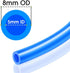 TAILONZ PNEUMATIC Blue 8mm or 5/16 OD 5mm ID Polyurethane PU Air Hose Pipe Tube Kit 10 Meter 32.8ft by TAILONZ PNEUMATIC