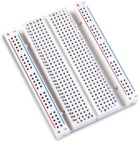 ELEGOO 3PCS 400 Tie Points Breadboard, 4 Power Rails for Jumper Wire