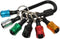 Bit Holder 1/4 inch Hex Shank Screwdriver Extension Bar, Keychain Screw Adapter, 6PCS-B