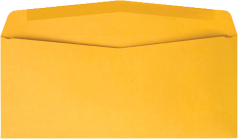 Quality Park #10 Envelopes - Durable 28 lb Kraft Paper, 4-1/8 x 9-1/2 Inches, Gummed, 500 per Box