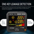 ZT-E4 Outlet Tester with LCD Color Screen: 3-Wire AC 120V Circuit Breaker Finder Tool