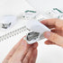Mini Stapler with Staples, 25 Sheet Capacity, Small Stapler with 640 Standard Staples, Cute Travel Size, White