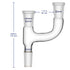 Borosilicate Glass Distillation Adapter, 3 Way Claisen Distilling Adapter with 24/40 Joints Chemistry Apparatus Lab Glassware