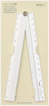 Midori 30cm Silver Multi Aluminium Ruler (42253006)