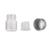 100PCS 5ml Clear Liquid Sample Glass Vials with Screw Caps and Plastic Stoppers, Includes Pipette and Labels