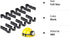Hard Hat Light Clips, Headlamp Accessory Clips for Hardhats