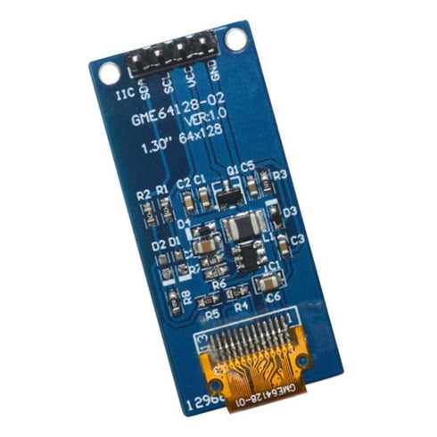 Senzooe 1.3 inch 64 128 SH1107 white OLED vertical screen module IIC module x OLED display module