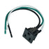 2PCS 15A 125V AC Panel Mount Outlet, Industrial Plug Female Connectors Adapter with 14AWG Connection Line
