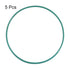 uxcell Fluorine Rubber O-Rings, 90mm OD 85.2mm ID 2.4mm Width FKM Seal Gasket for Machinery Plumbing, Green, Pack of 5