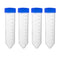 uxcell 10 Pcs 45ml Plastic Centrifuge Tubes with Screw-on Cap, Graduated Micro Centrifuge Tube, Blue