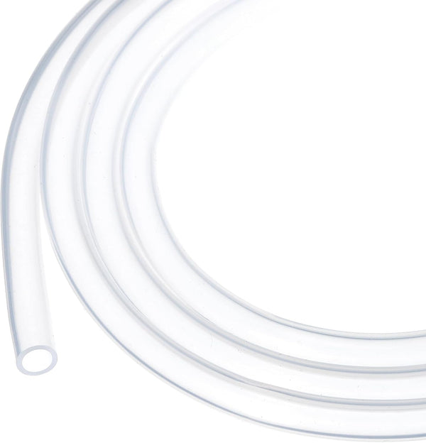 20ft Clear Silicone Tubing, 1/4" ID x 5/16" OD 6mm x 8mm Pure Industrial Plastic Hoses for Pump