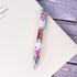 YJ PREMIUMS 7 PC Cow Pens | Cute Highland Cow Print Floral Kawaii Aesthetic School Office Supplies