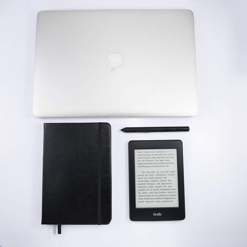 Guissi Classic Dotted Grid Bullet Journal A5 HardCover Notebook, 144 Pages Thick Acid-Free Paper with Inner Pocket