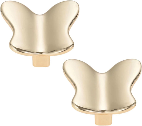 FirstDecor 2 Pcs Cabinet Knobs,Butterfly Shape Drawer Door Knob Cupboard Pull Handles for