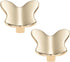 FirstDecor 2 Pcs Cabinet Knobs,Butterfly Shape Drawer Door Knob Cupboard Pull Handles for