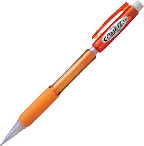 Pentel Cometz Automatic Pencil, 0.9mm, Orange Barrel, Box of 12